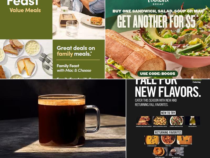 Panera Bread Menu