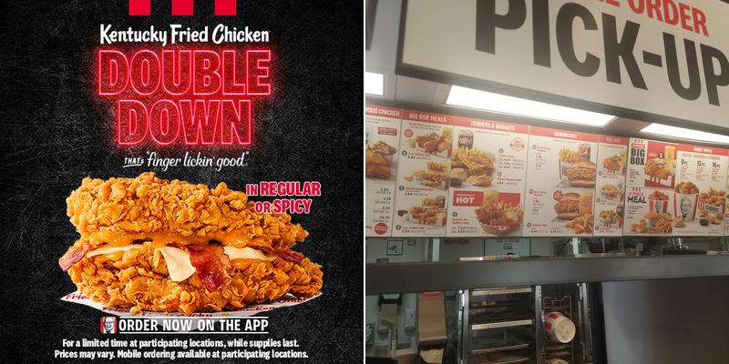 KFC Menu