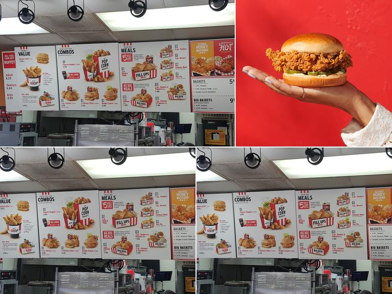 KFC Menu