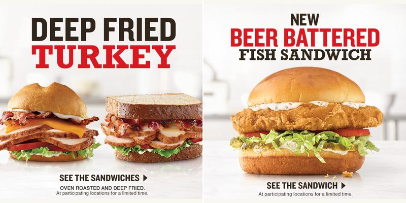 Arby's Menu