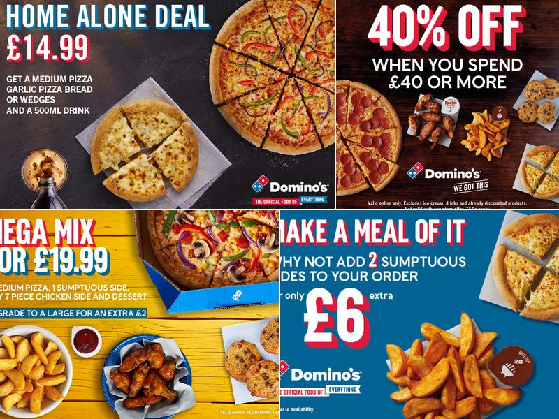 Domino's Pizza - Cambuslang Menu
