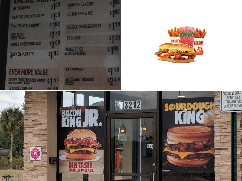 Burger King Menu