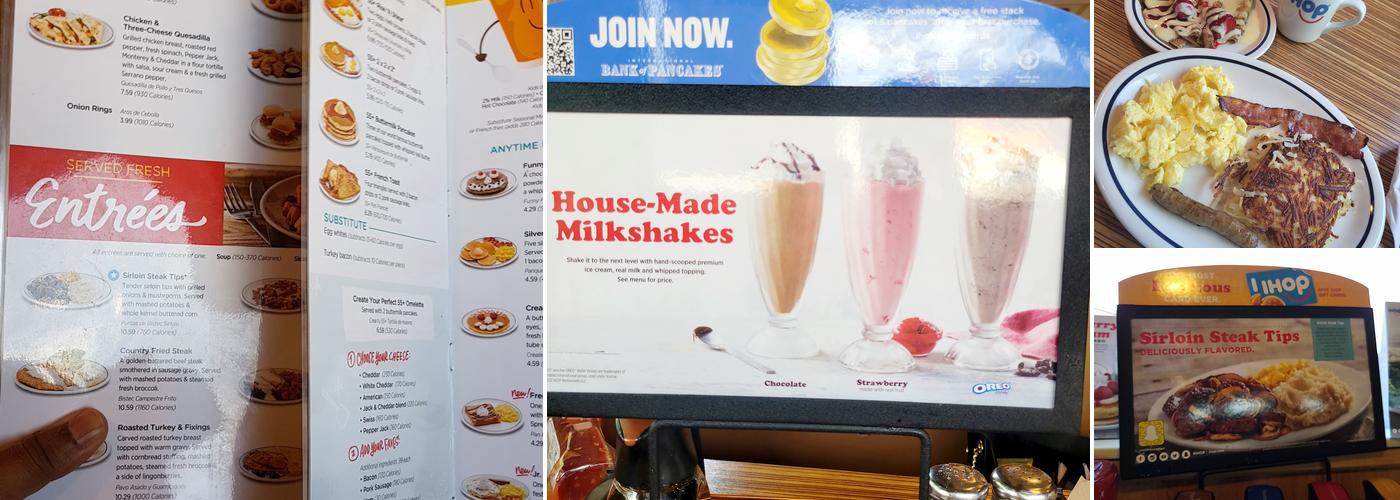 IHOP Menu