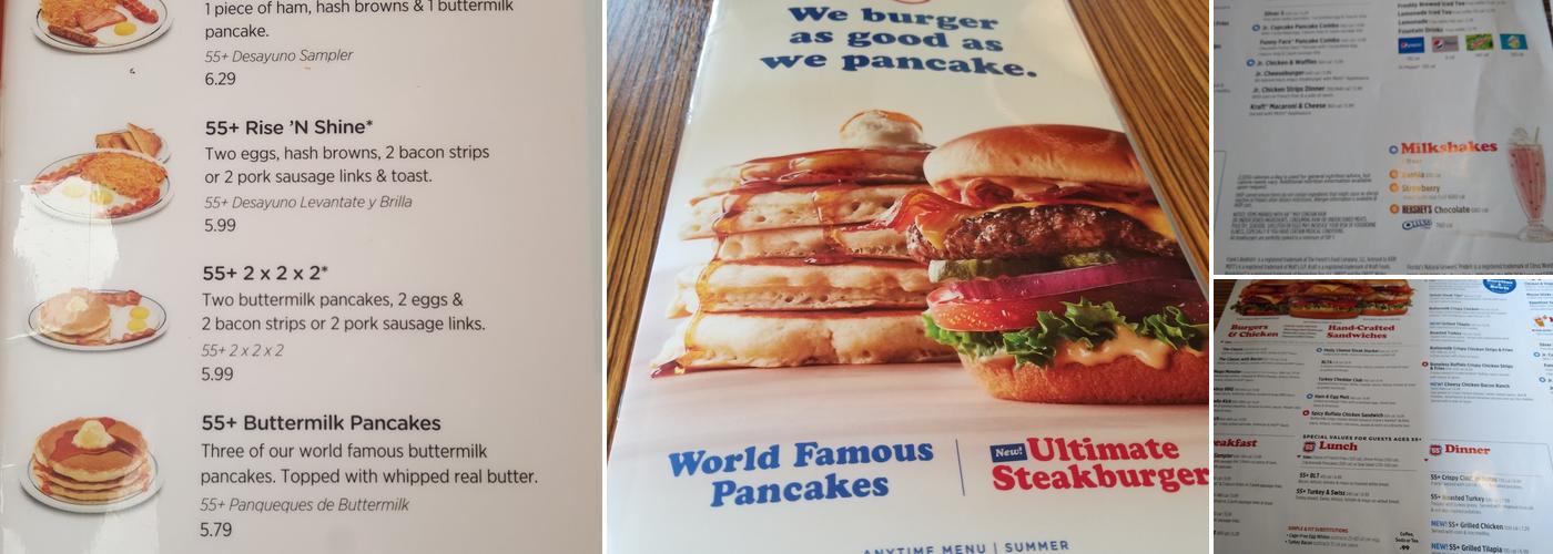 IHOP Menu