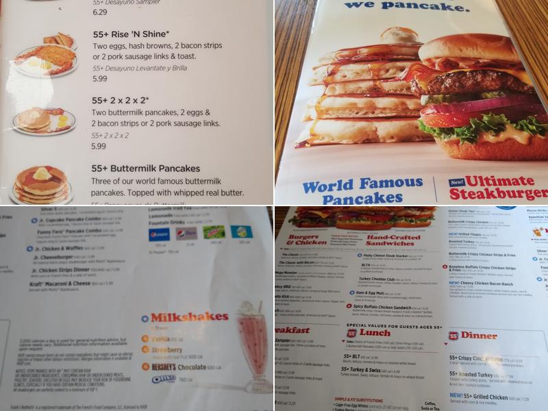 IHOP Menu