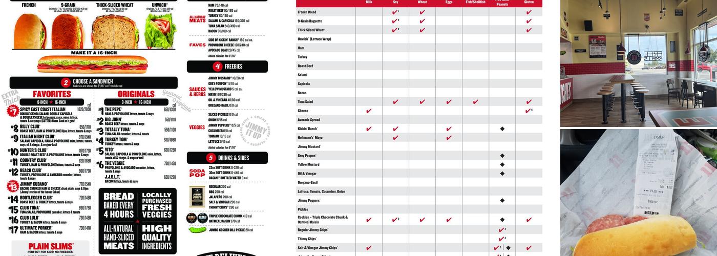 Jimmy John's Menu