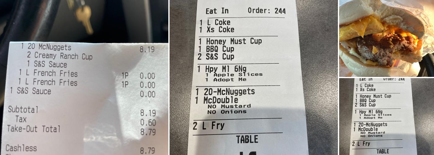 McDonald's Menu