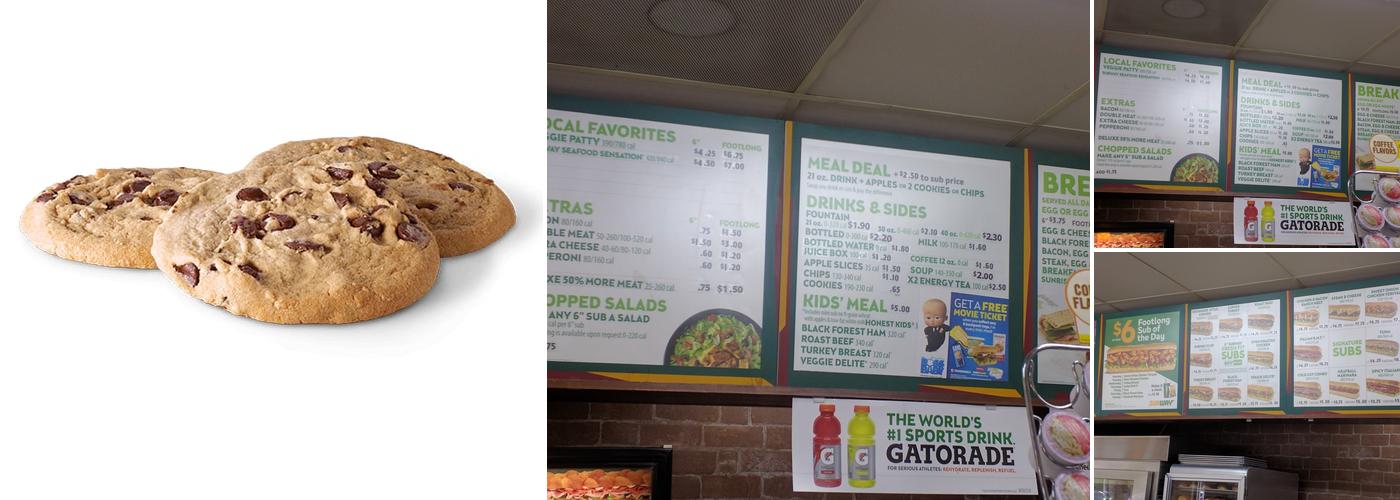 Subway Menu