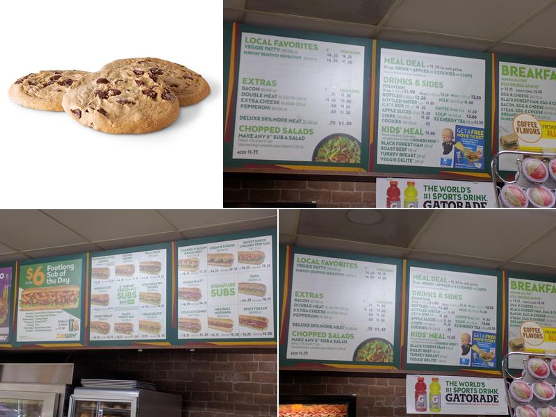 Subway Menu