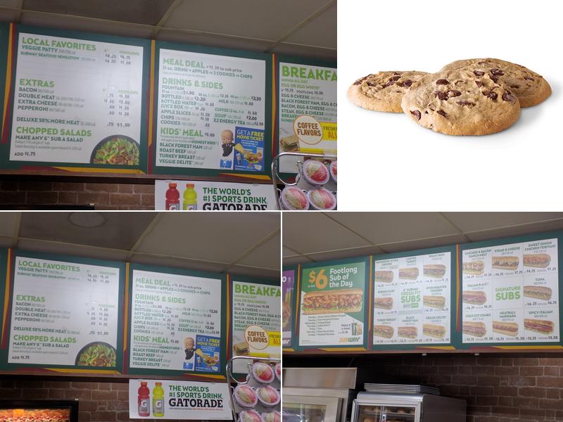 Subway Menu