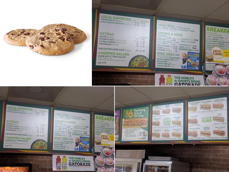 Subway Menu