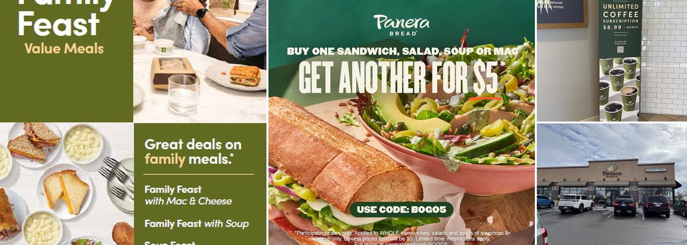 Panera Bread Menu