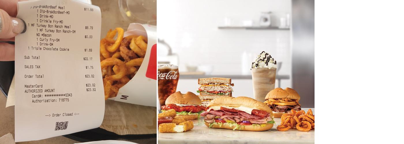 Arby's Menu