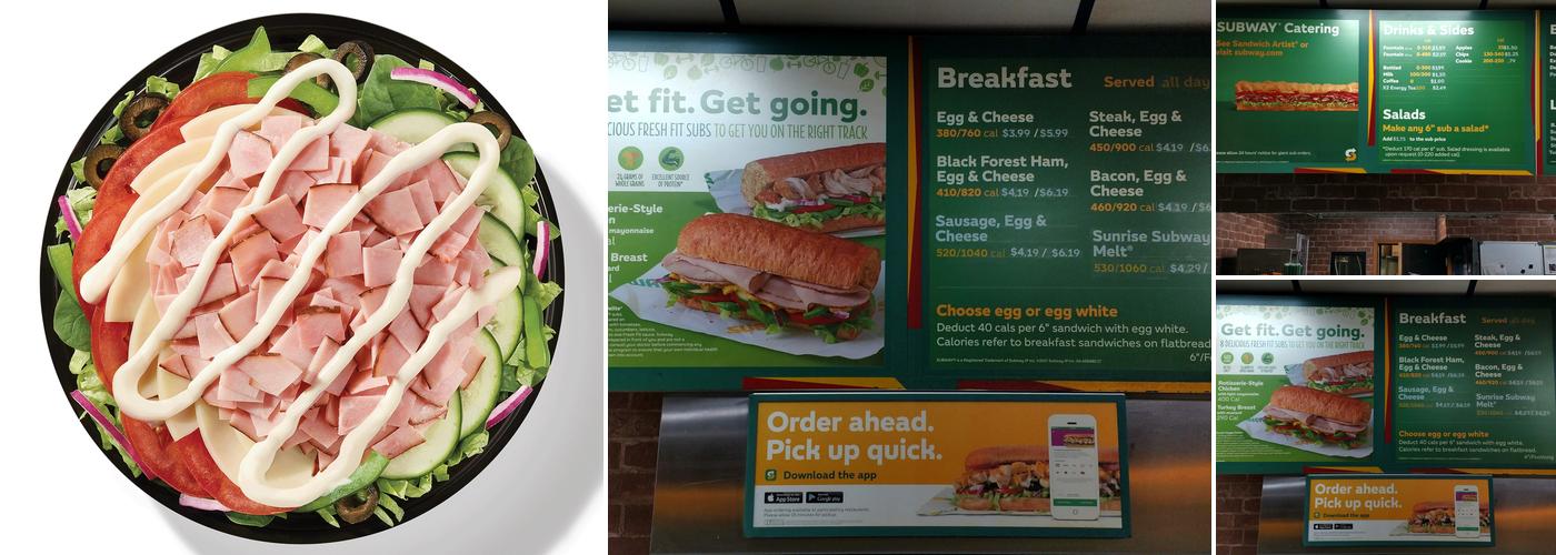 Subway Menu