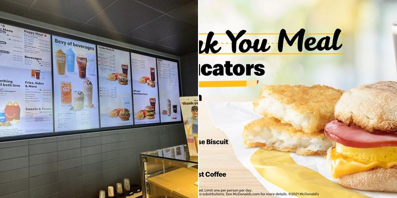 McDonald's Menu