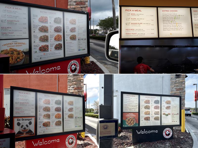 Panda Express Menu