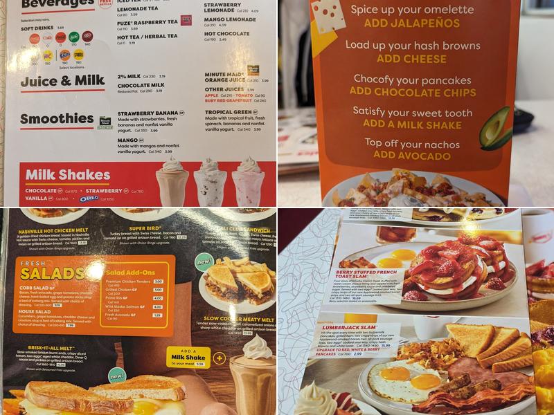 Denny's Menu