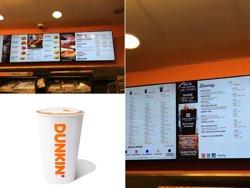 Dunkin' Menu