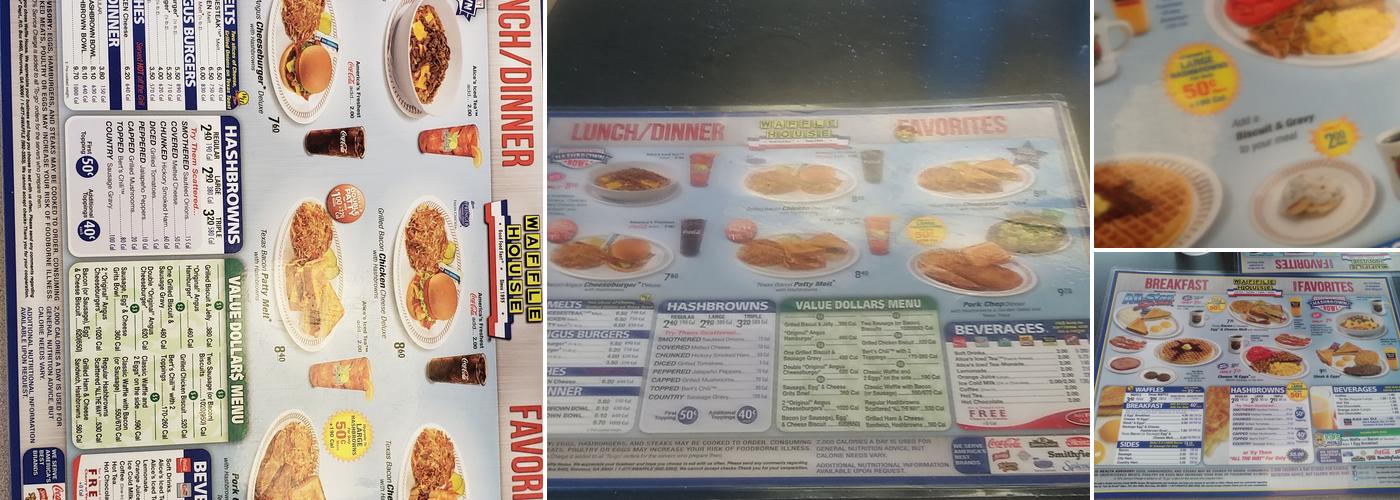 Waffle House Menu