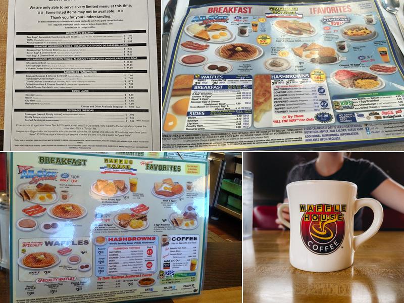 Waffle House Menu
