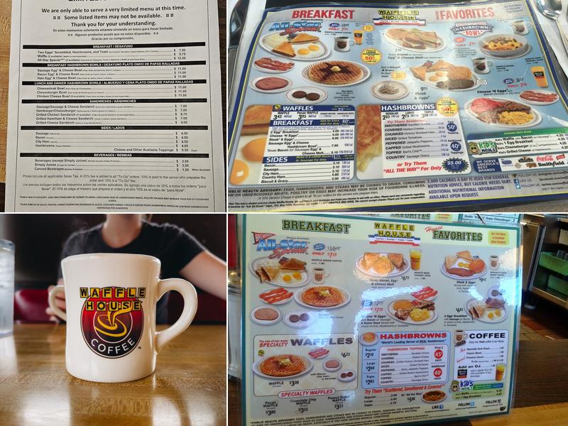 Waffle House Menu