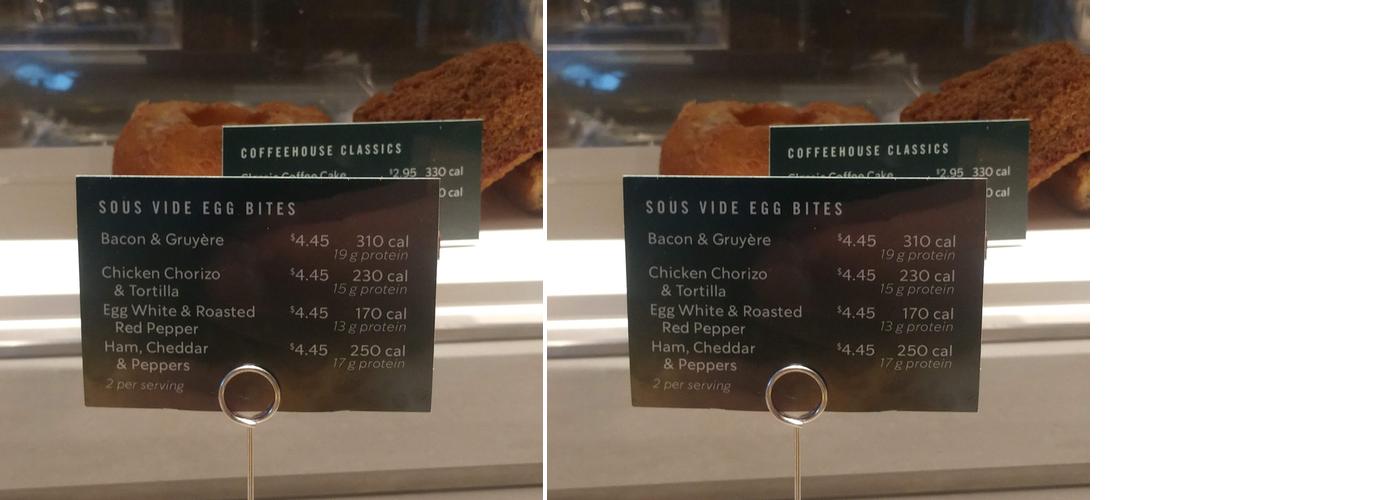Starbucks Menu