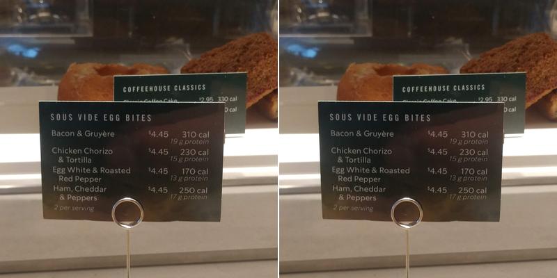 Starbucks Menu
