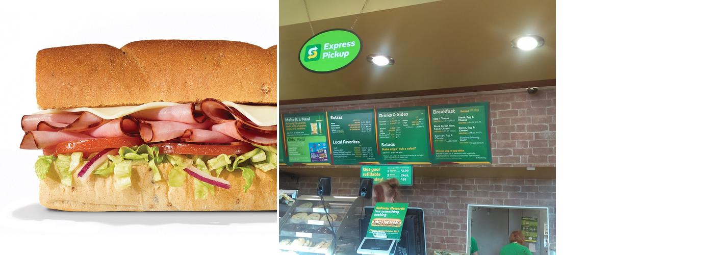 Subway Menu