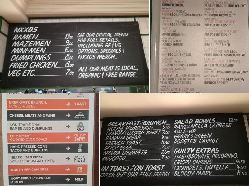 Yalm Food Hall Menu