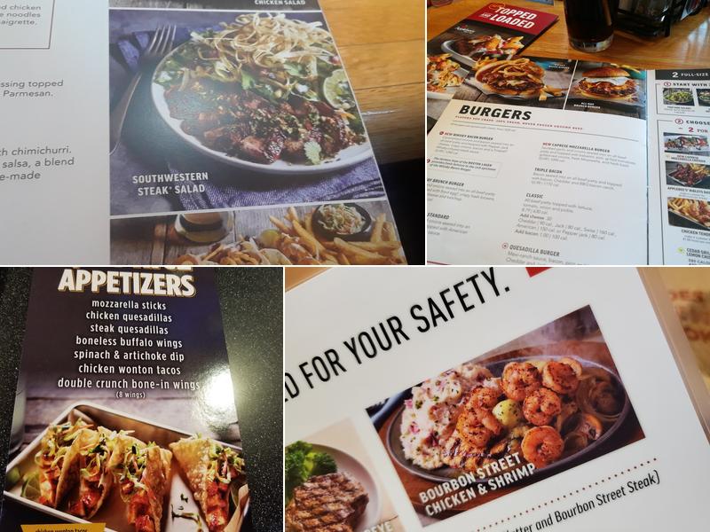 Applebee's Grill + Bar Menu