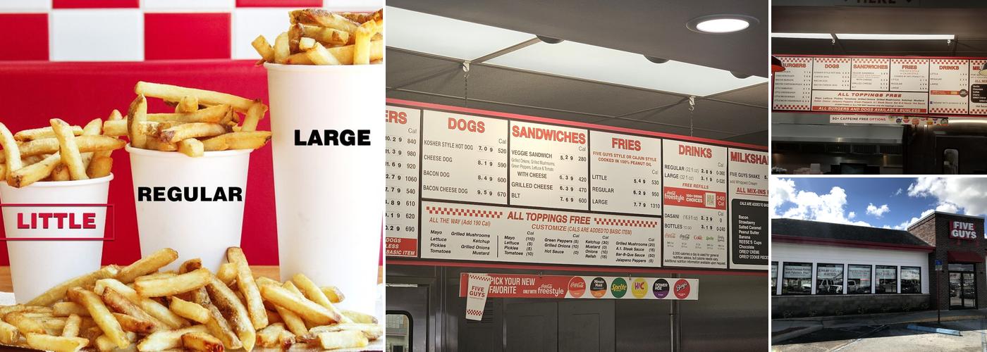 Five Guys Menu