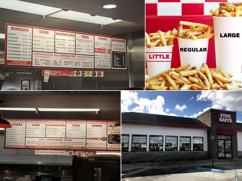 Five Guys Menu