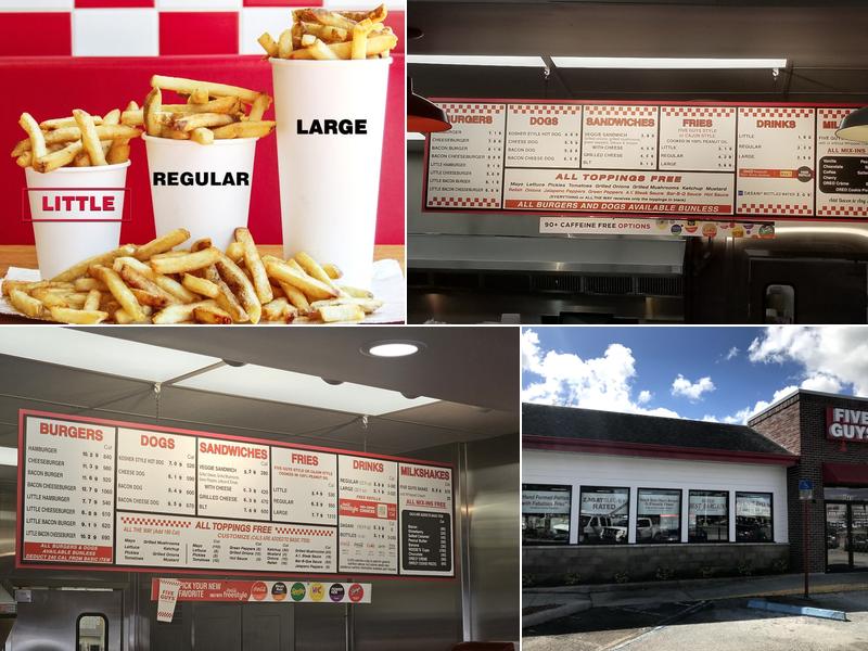 Five Guys Menu