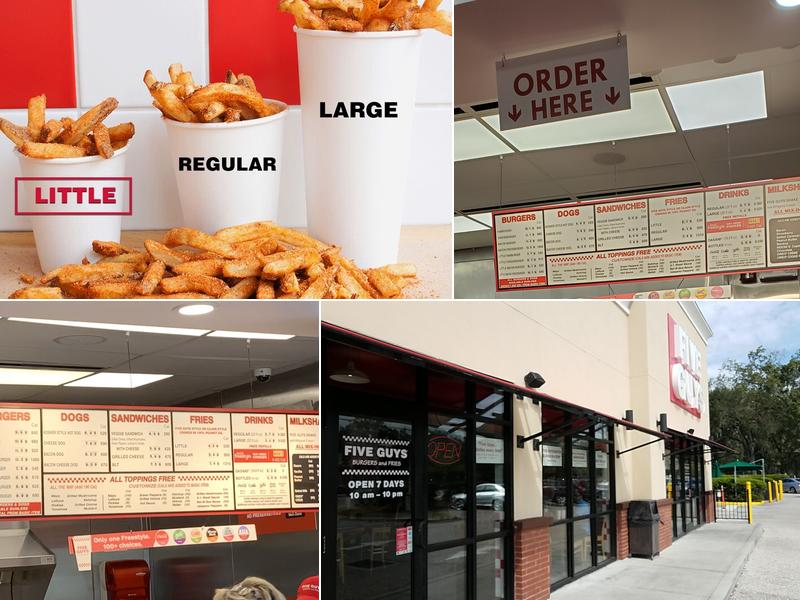 Five Guys Menu