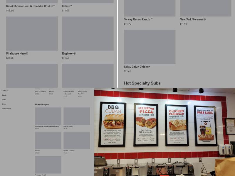 Firehouse Subs North Lakeland Menu