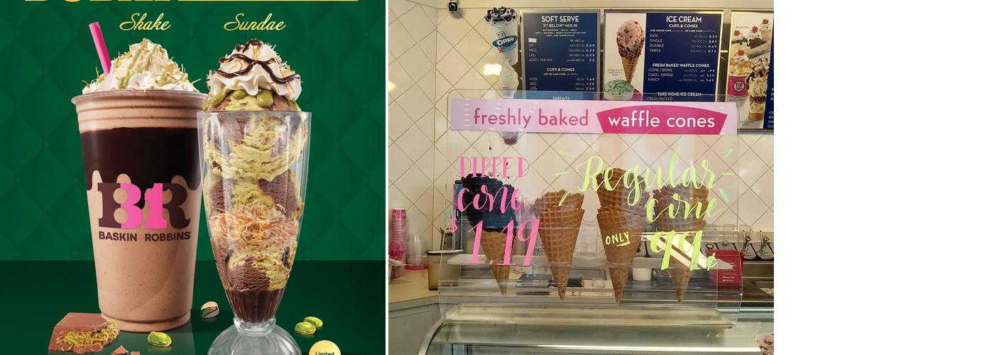 Baskin-Robbins Menu
