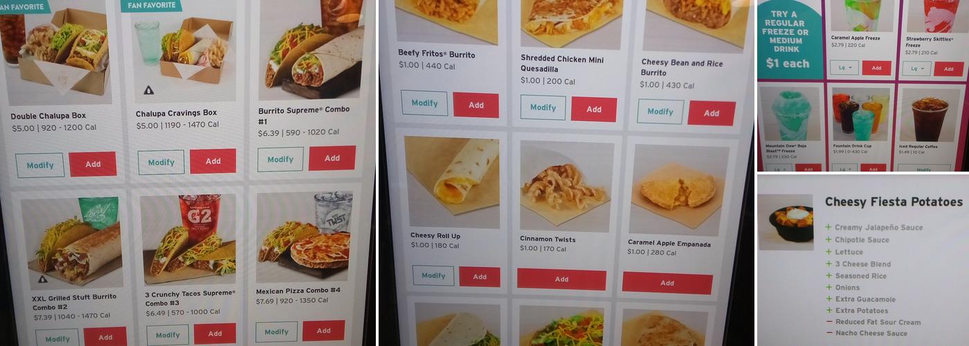 Taco Bell Menu
