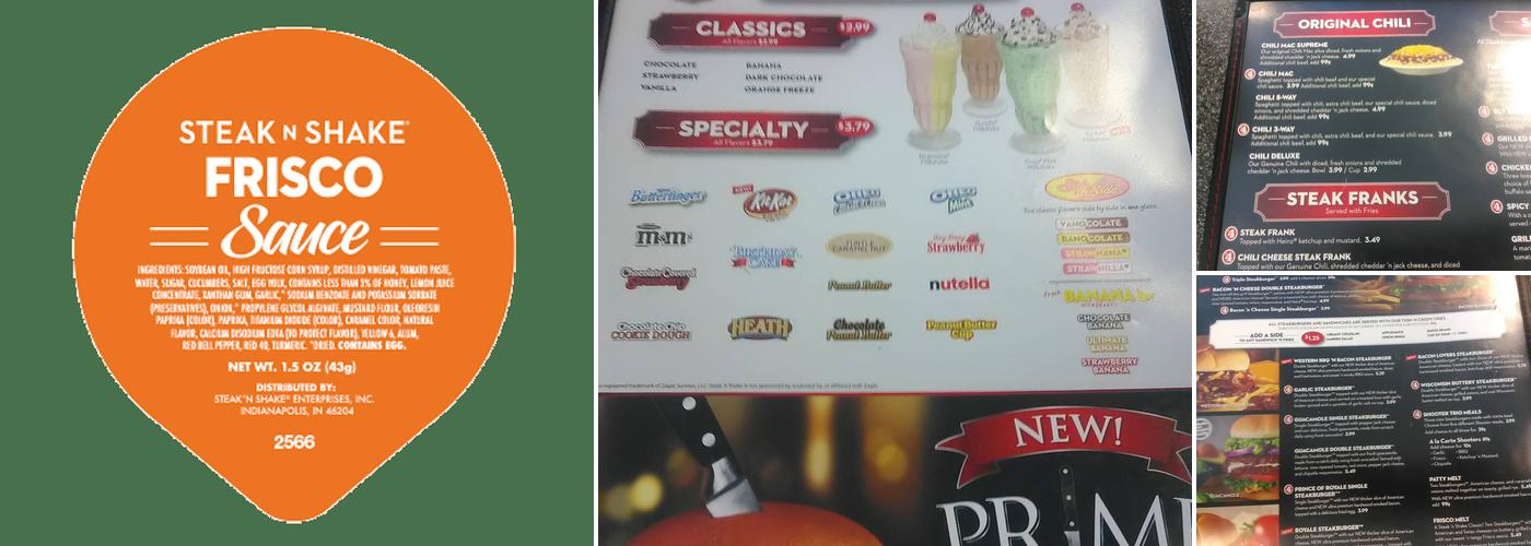 Steak 'n Shake Menu
