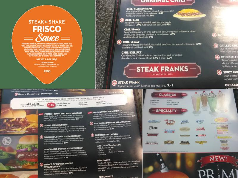Steak 'n Shake Menu