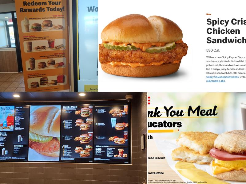 McDonald's Menu