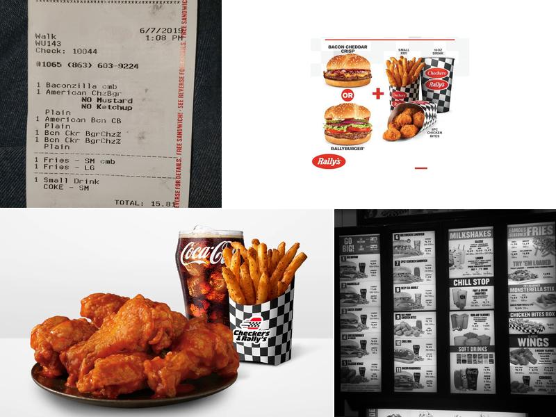 Checkers Menu