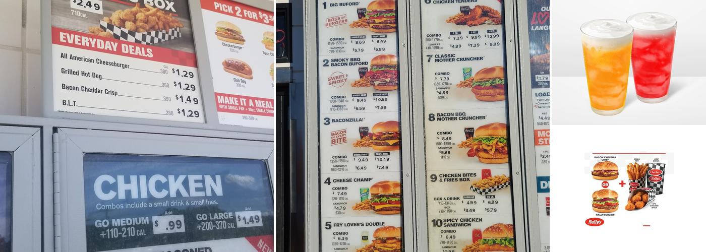 Checkers Menu