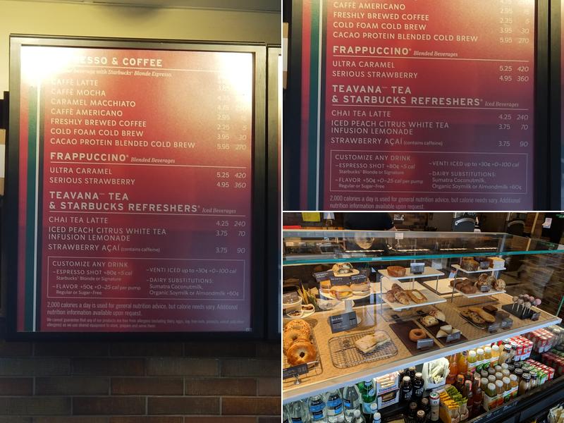 Starbucks Menu