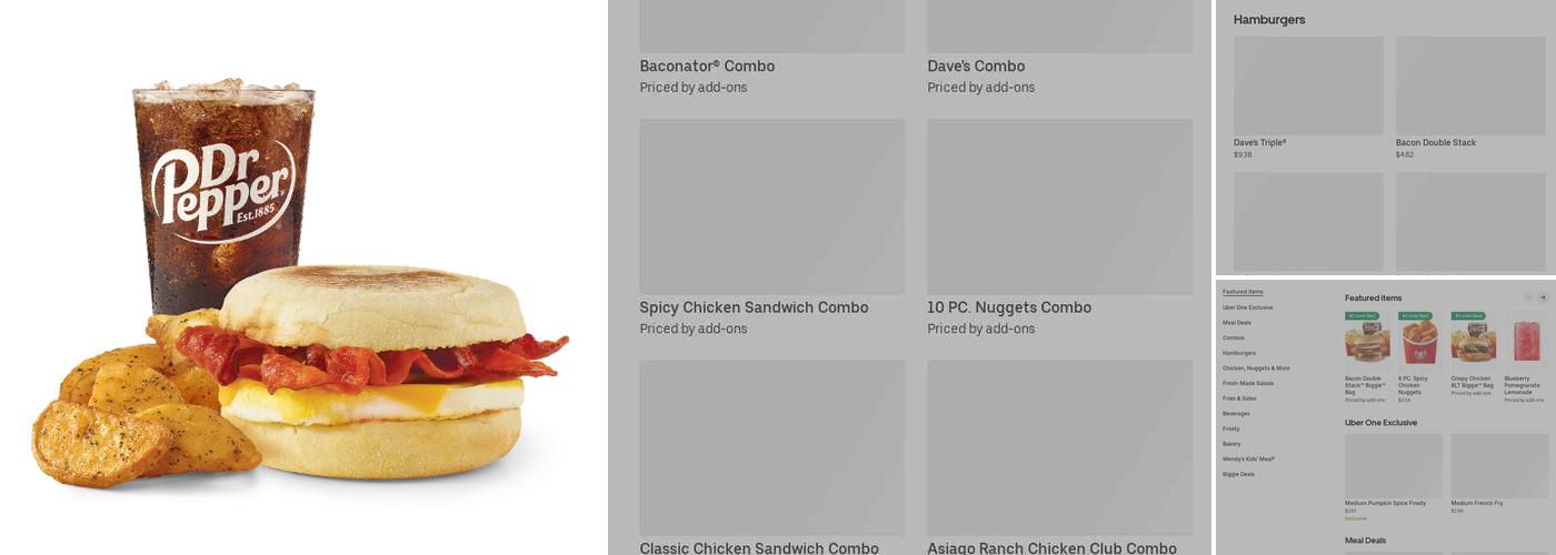 Wendy's Menu