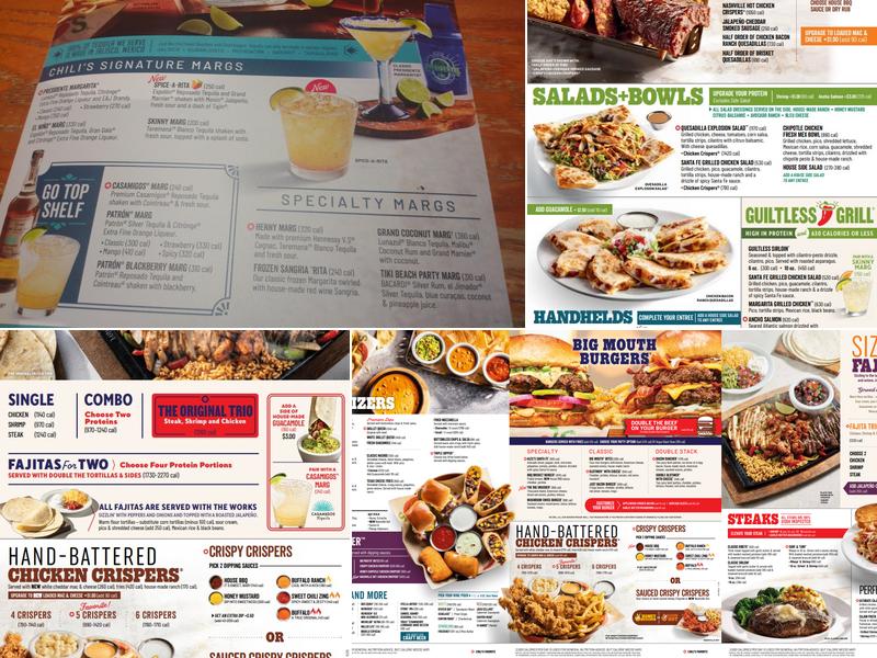 Chili's Grill & Bar Menu