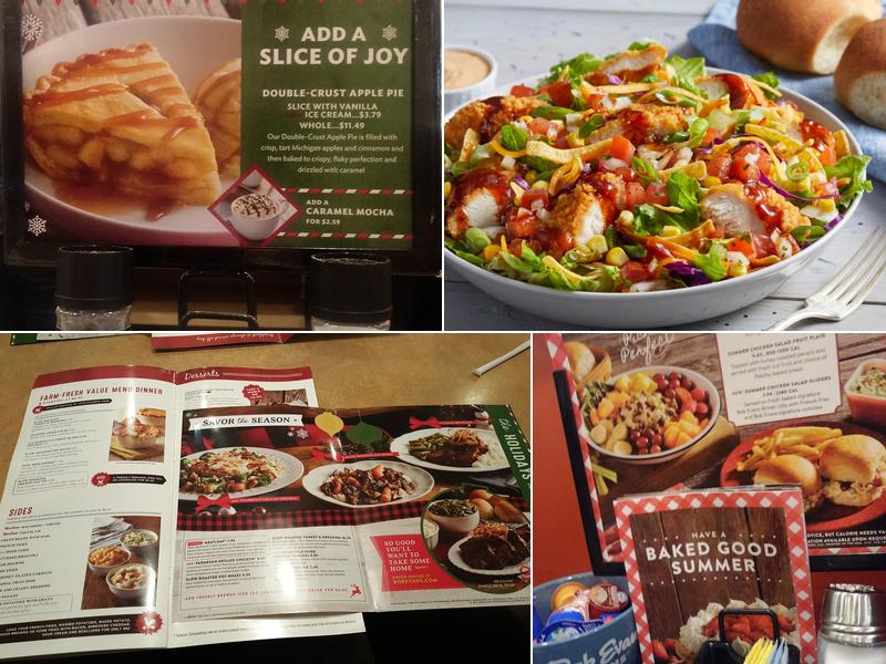 Bob Evans Menu
