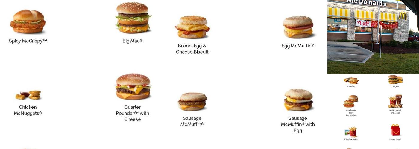 McDonald's Menu