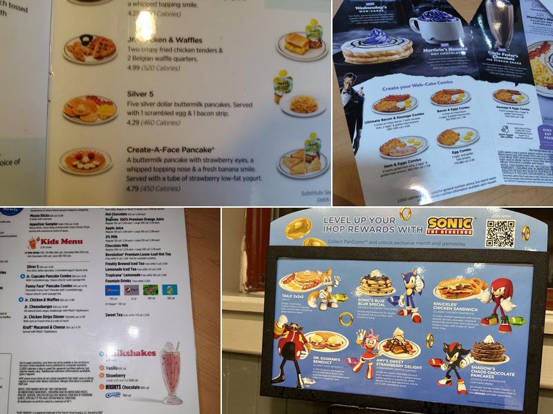 IHOP Menu