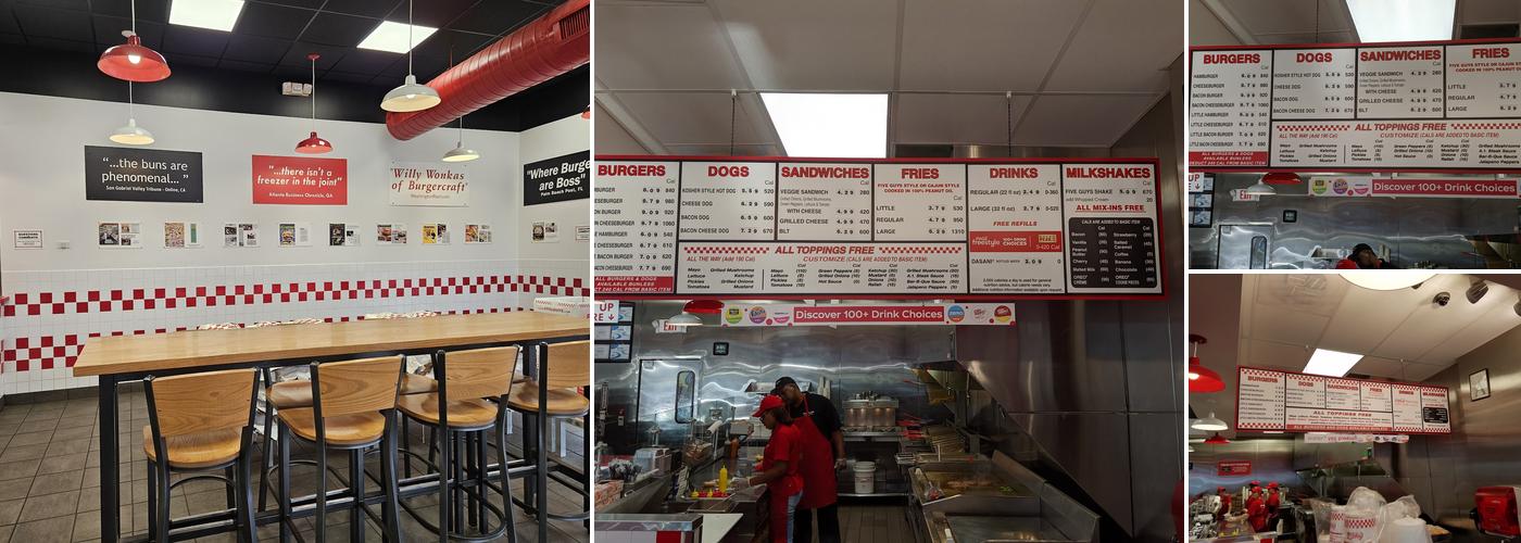 Five Guys Menu