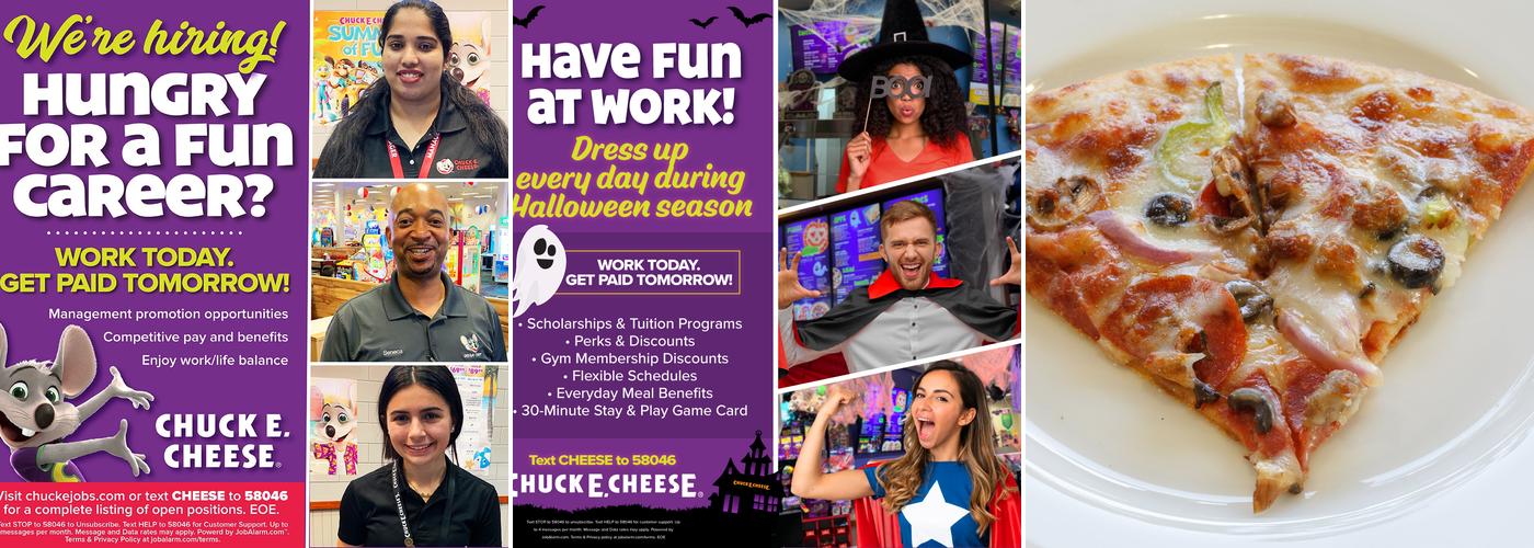 Chuck E. Cheese Menu